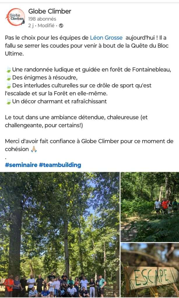 plongez au cœur de la forêt de fontainebleau avec notre escape game unique ! résolvez des énigmes, partez à l’aventure entre amis ou en famille et découvrez un jeu grandeur nature en pleine nature.