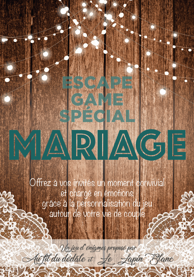 organisez un escape game mariage gratuit à paris en 2025 ! faites vivre à vos invités une expérience ludique et originale pour rendre votre grand jour inoubliable. devis et conseils personnalisés disponibles.
