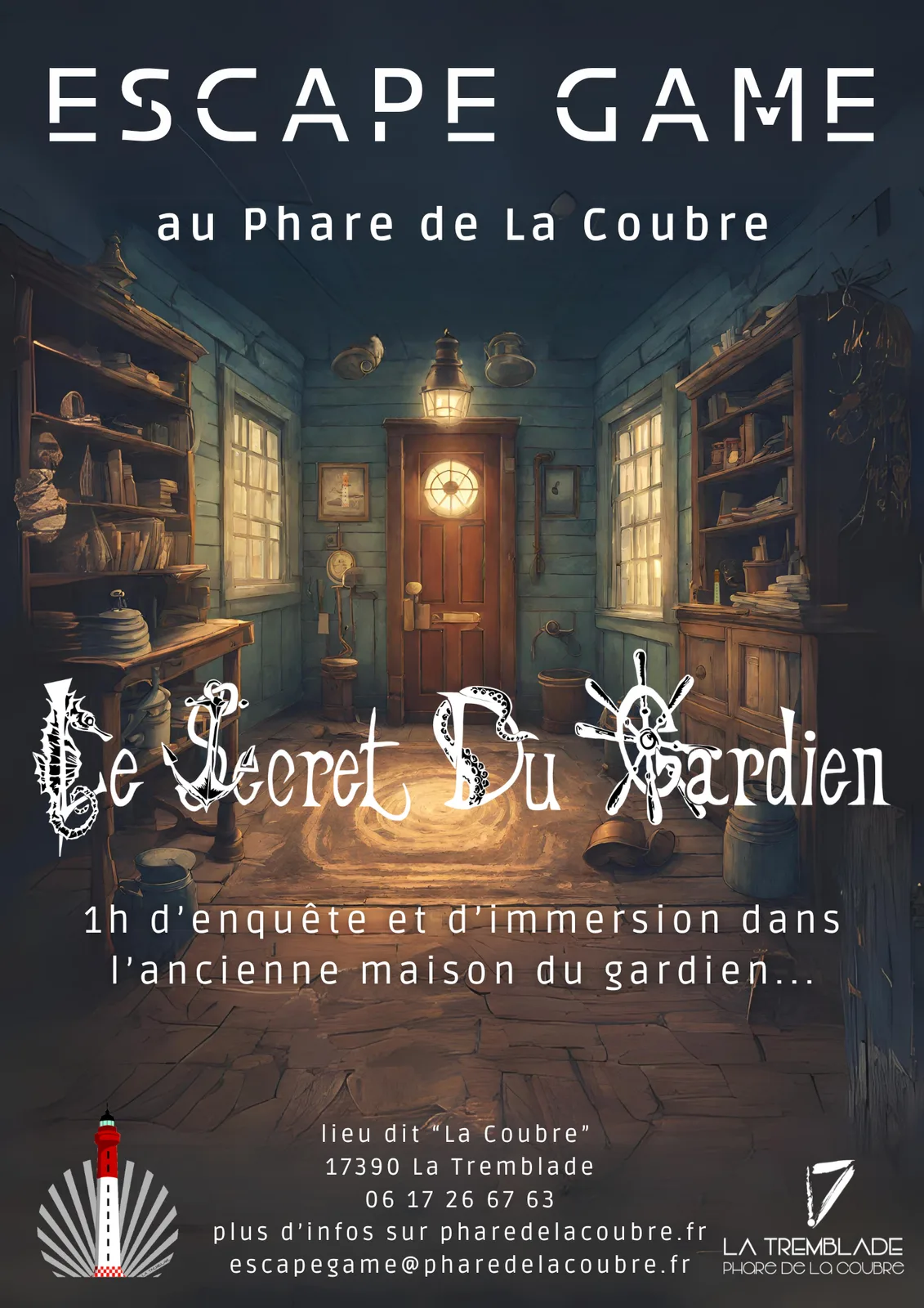 plongez dans l’aventure avec notre escape game à talmont en 2025 ! découvrez des énigmes inédites, amusez-vous en famille ou entre amis et vivez une expérience immersive exceptionnelle. réservez dès maintenant votre session !